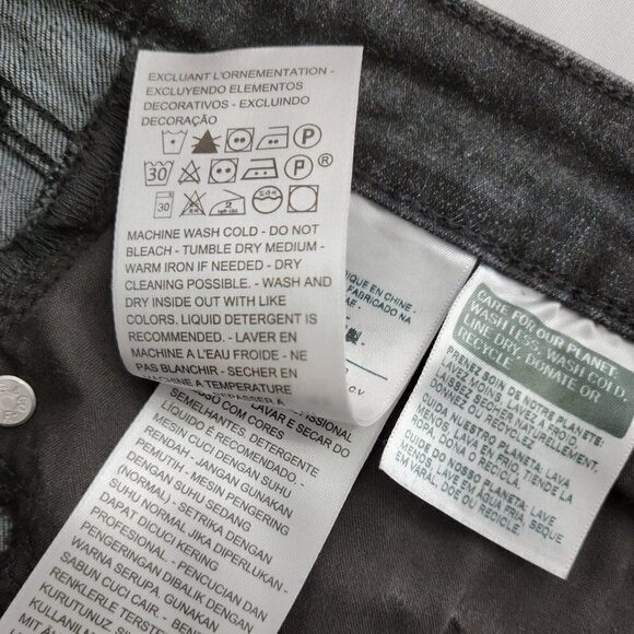 Levi's Premium 721 High Rise Embroidered Ankle Skinny Jeans #8 Size 27 - Picture 6 of 14